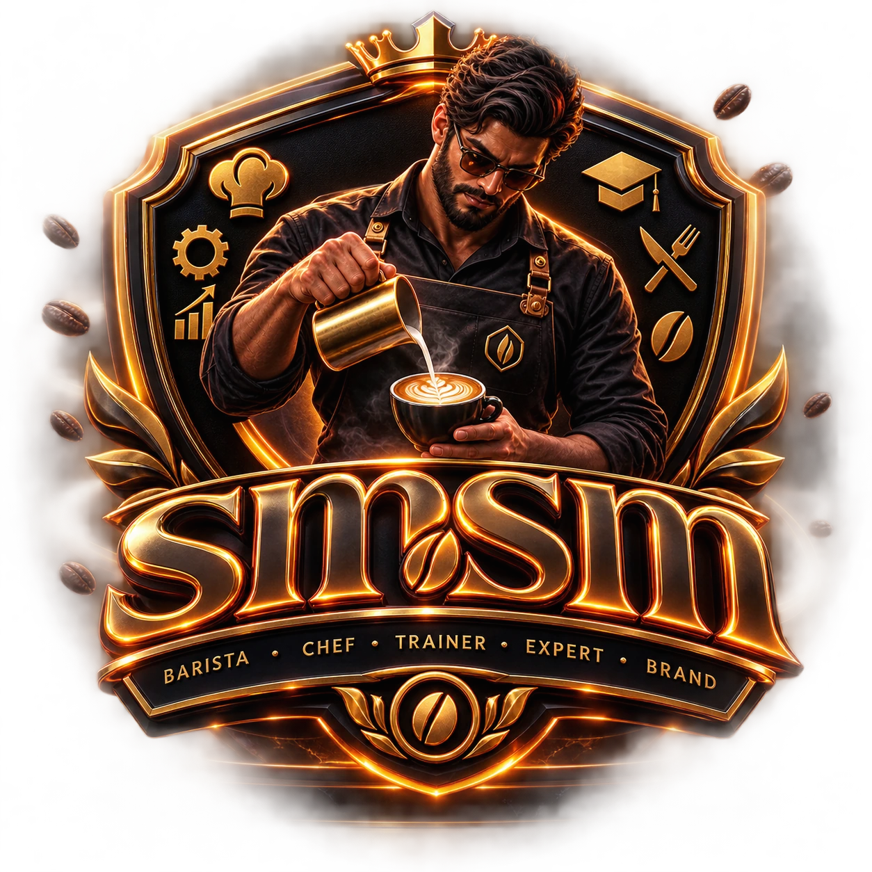 شعار SMSM ثلاثي الأبعاد